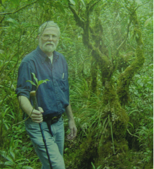 Larry Heaney in the field. Image from Haring Ibon article, see link below.